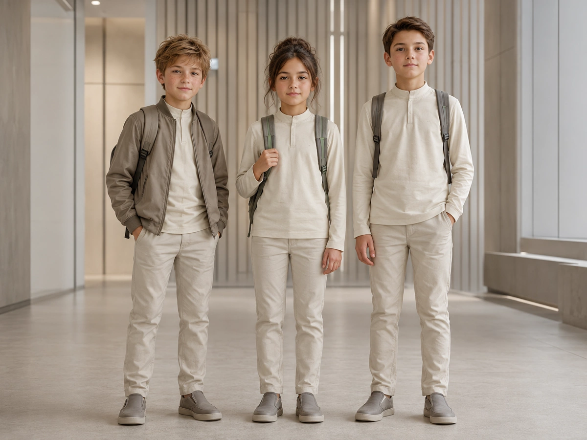 Jeb, Mira, and Latham standing together inside the BLOC